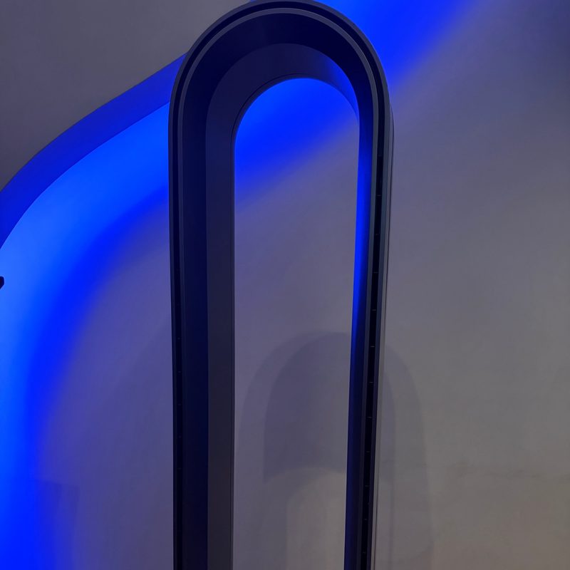 Air purifier in the studio